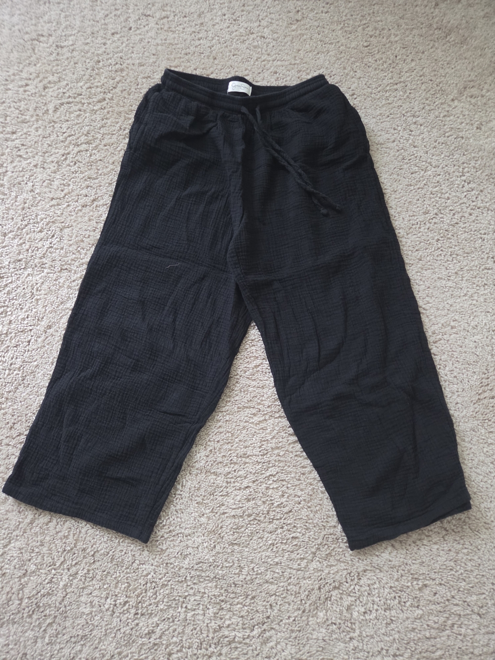 Jessica Simpson Black Linen Pants
